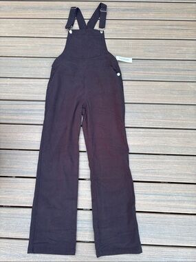 Women's Black Bib Jumpsuit with Adjustable Straps
